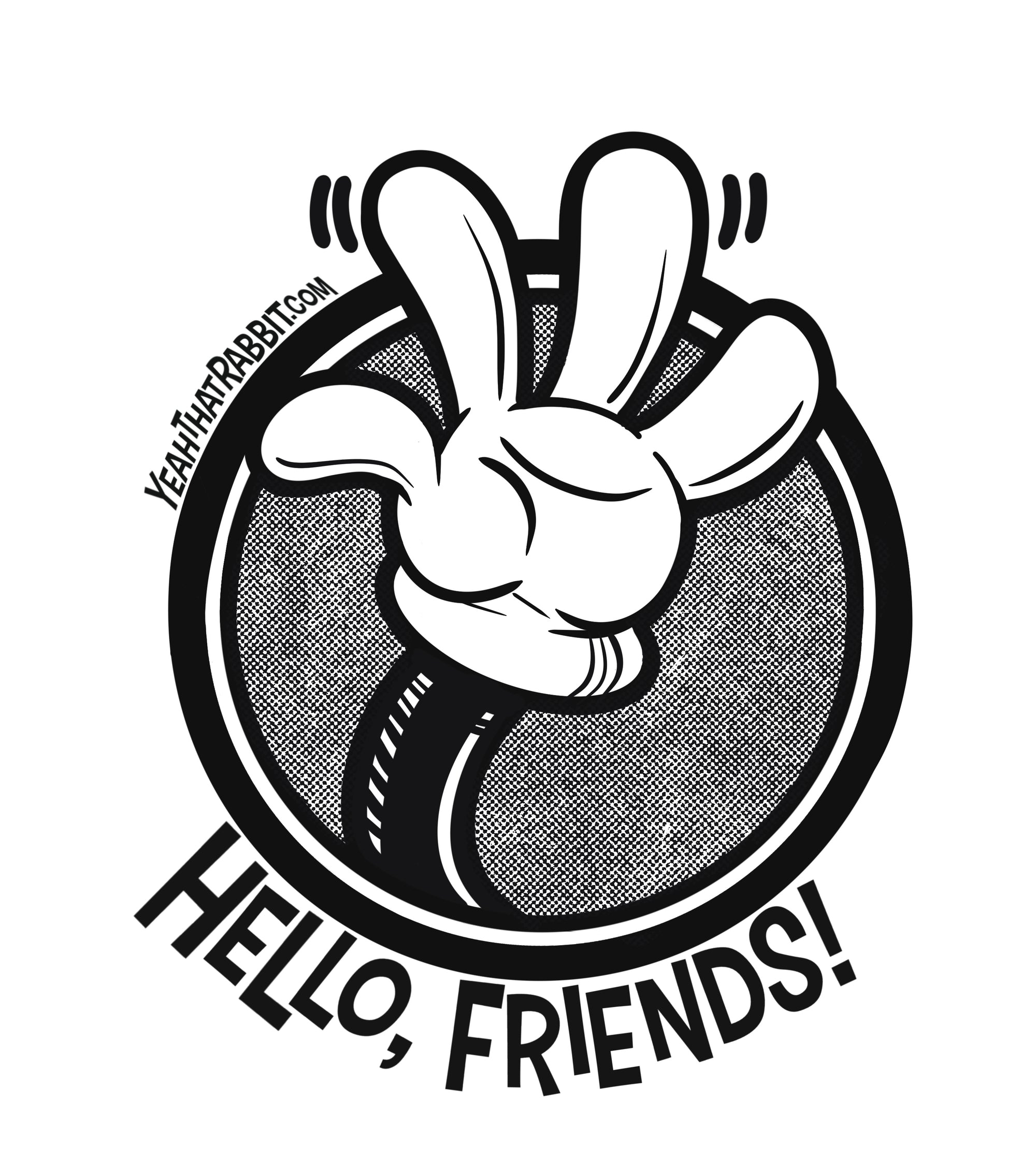 Hello Friends! Sticker