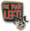On your LEFT! Sticker